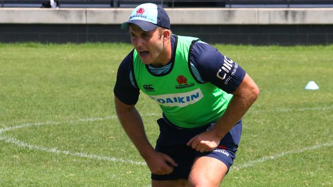 Will Miller at Waratahs training. Picture: Jamie Conroy