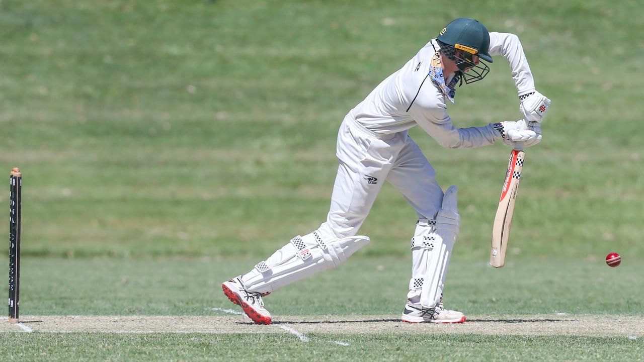 AIC First XI cricket between Iona College and St Peters Lutheran College Photography by Stephen Archer