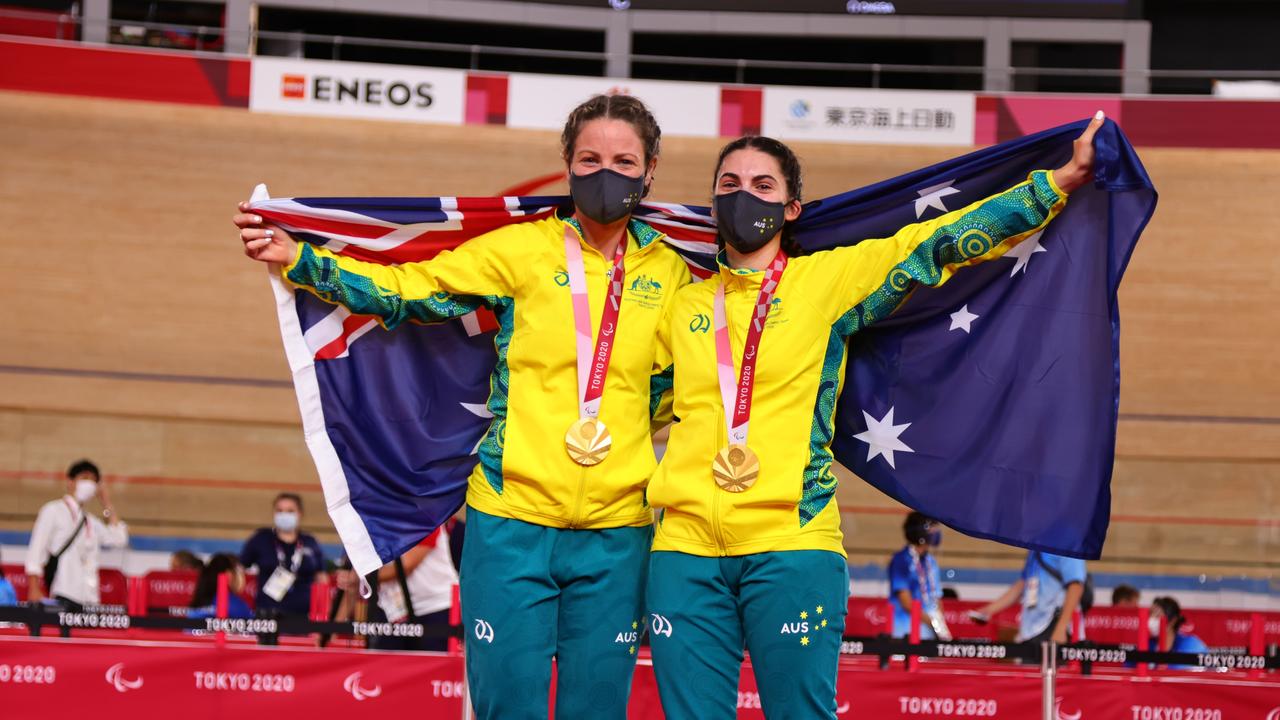 Emily Petricola and Paige Greco grabbed gold at the velodrome.