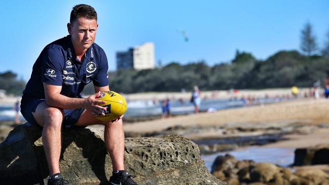 Carlton coach Brendon Bolton hopes to add an attacking layer to the Blues in 2018. Pic: Michael Klein