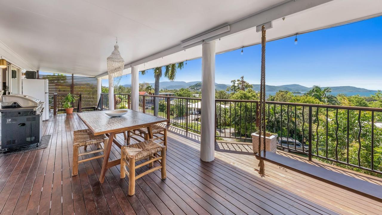 The large veranda boasts endless ocean views. Picture: Contributed