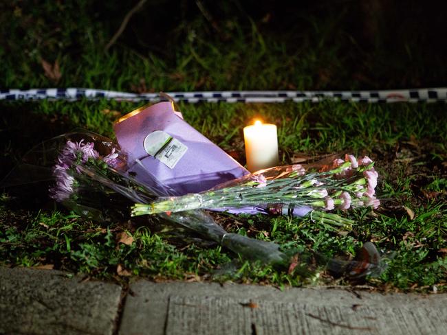 The heartbreaking scene on Hull Rd, West Pennant Hills.