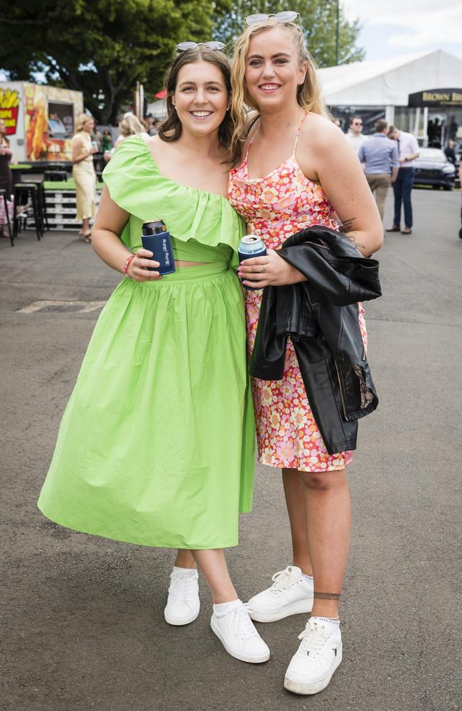 Olivia Bennett (left) and Gabby Gould. Picture: Kevin Farmer