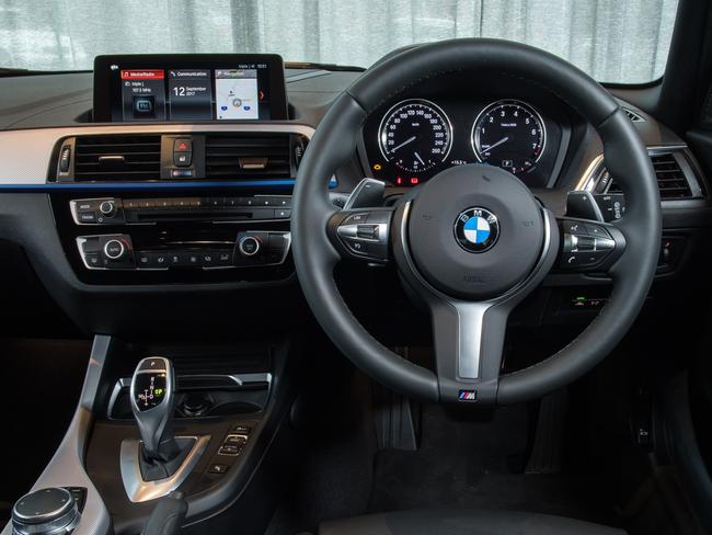 The view from the drive’s seat of the $59,900 BMW M140i.  Source: Supplied