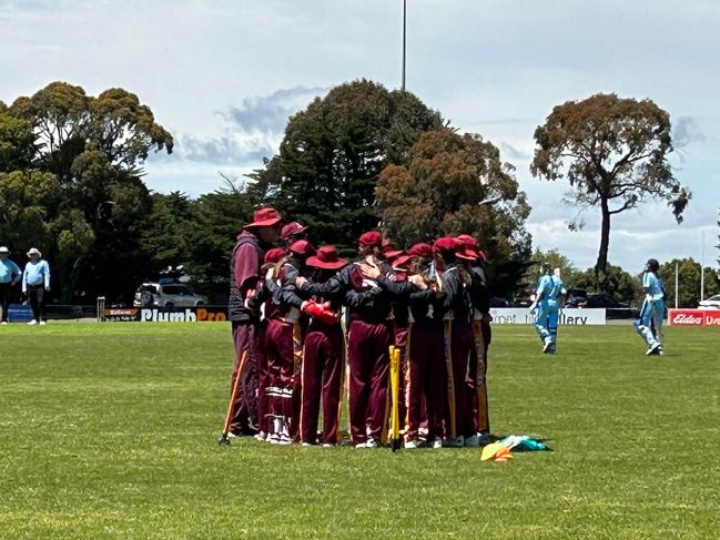 The Queensland girls were undefeated before the third day of the competition when they were beaten by the New South Wales team.