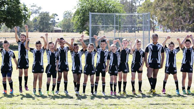 The under-9s Eaglevale St Andrews Rugby League team have had an amazing year winning the state championships and were undefeated the whole season. Photographer: Adam Yip