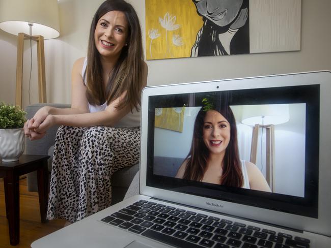 Online dating coach Audrey Claire said video dating is here to stay. Picture: Wayne Taylor