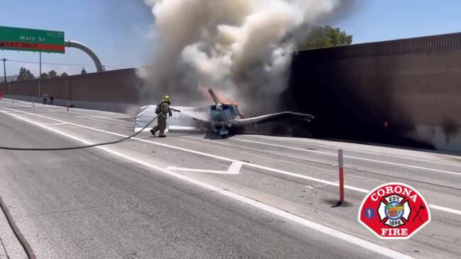 Dramatic Moment Plane Crash Lands Onto A Busy Highway Au — Australia’s Leading News Site