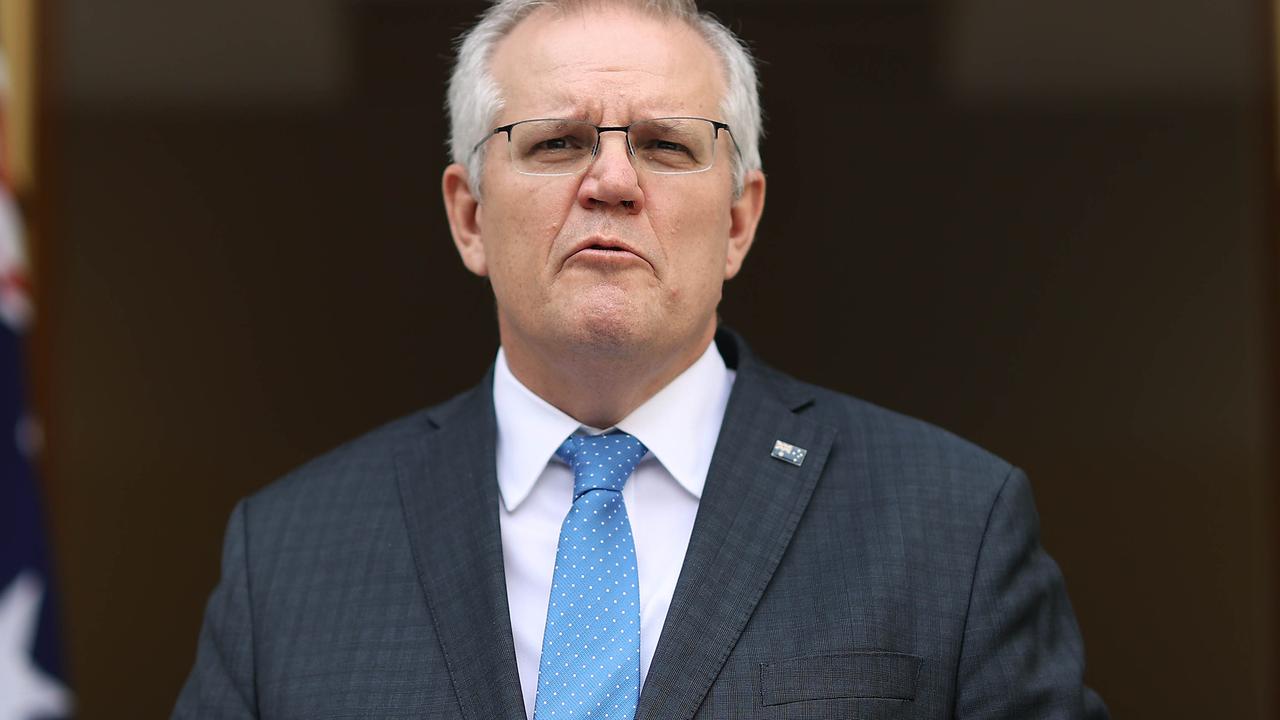 Scott Morrison, warden of the world’s largest prison. Apparently. Picture: Gary Ramage/NCA NewsWire