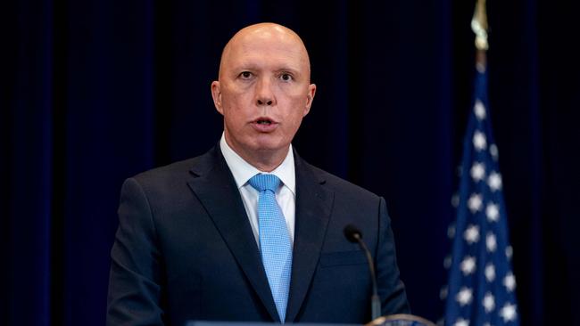 Defence Minister Peter Dutton. Picture: AFP