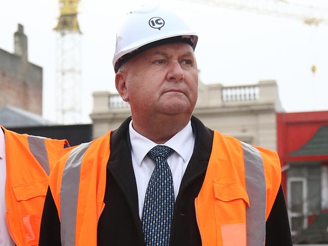 INVERCARGILL, NEW ZEALAND - JULY 16: Regional Economic Development Minister Shane Jones visits the Invercargill Inner City Site on July 16, 2020 in Invercargill, New Zealand. The New Zealand Government has announced a range of investments in the Southland region to help create jobs and kick start the regions post COVID economic recovery. The $25 million Homer Tunnel upgrade package is expected to create 180 jobs, while $5.3 million in loans from the Provincial Growth fund will assist two Southland producers to increase production and take on more local workers. (Photo by Dianne Manson/Getty Images)