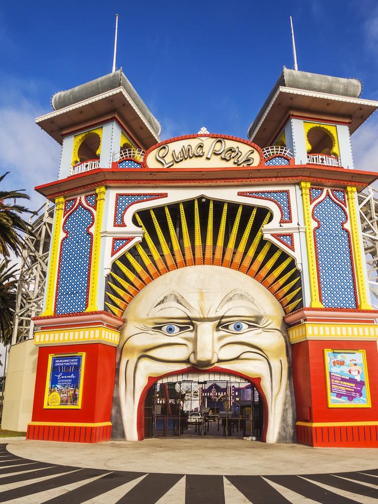 Luna Park in Melbourne was also on the list in 80th spot.