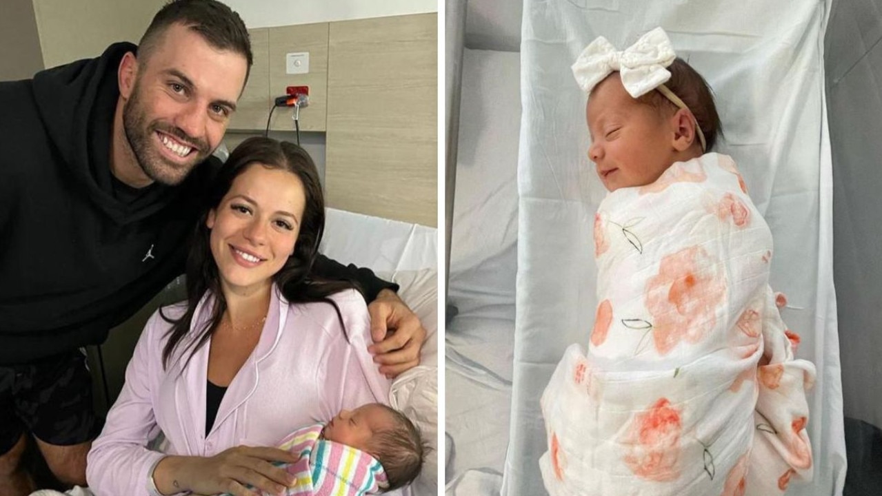 James Tedesco and his wife Maria have welcomed their first child.