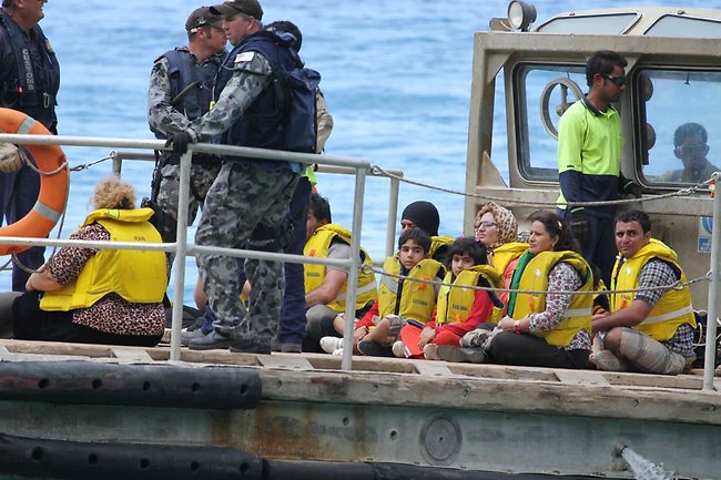 <p>The HMAS Ararat was operating under the control of Border Protection Command. Picture: Kent Retallick</p>