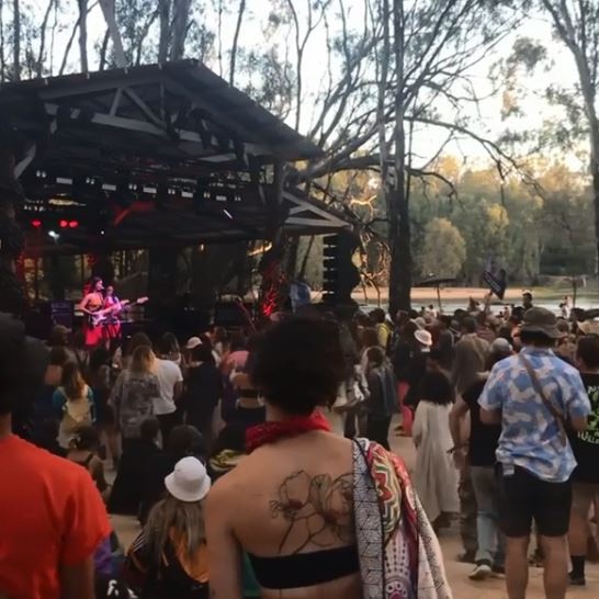 Revellers at the Strawberry Fields Music Festival. Picture: Instagram