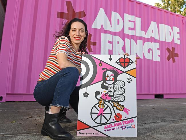 Polina Tsymbal said her first taste of the Adelaide Fringe in 2015 fired her imagination. Picture: Tom Huntley