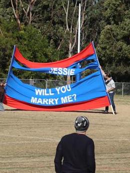 The marriage proposal.