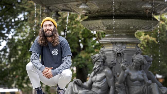 Party in the Paddock founder and creative director Jesse Higgs at Launceston. PICTURE CHRIS KIDD