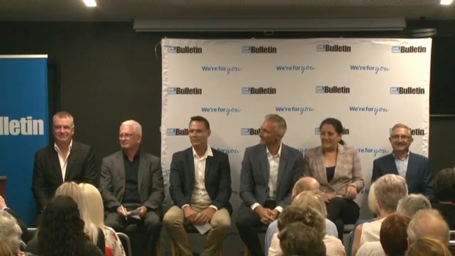 Division 10 and 12 candidates speak at the Gold Coast Bulletin's Election Forum