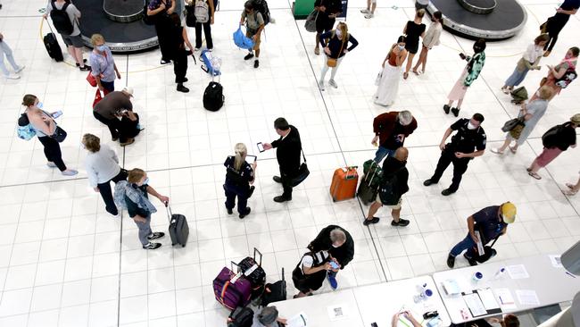 Vaccinated airline staff are already allowed to skip quarantine in Queensland, but are still required to undergo a rapid antigen test. Photo Steve Pohlner