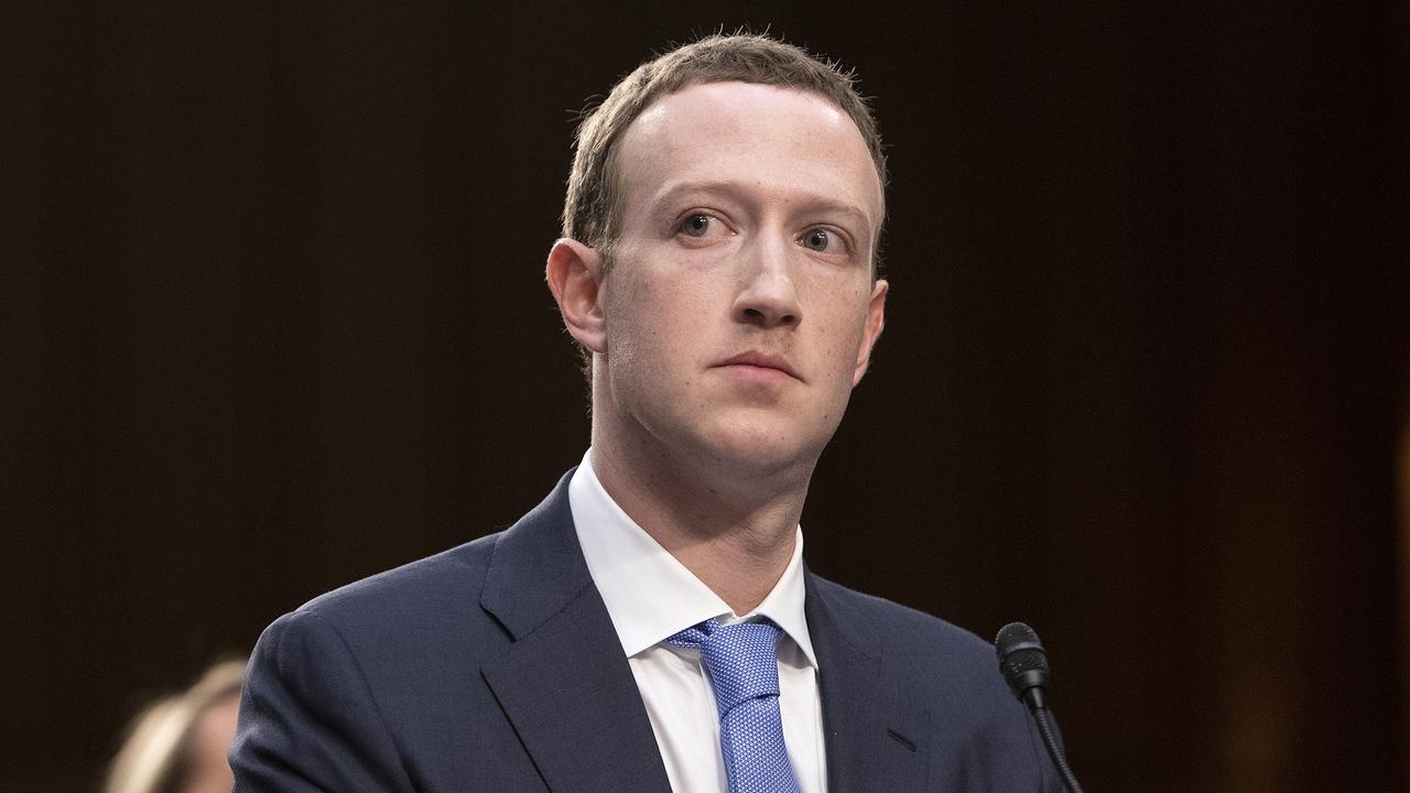 Mark Zuckerberg had to testified before a joint meeting of the United States Senate Committee in relation to social media privacy and the use and abuse of data in 2018. Picture: Supplied.