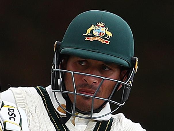 WORCESTER, ENGLAND - AUGUST 07: Usman Khawaja of Australia pulls the ball towards the boundary during the first day of the Tour Match between Worcester and Australia at Blackfinch New Road on August 07, 2019 in Worcester, England. (Photo by Matthew Lewis/Getty Images)