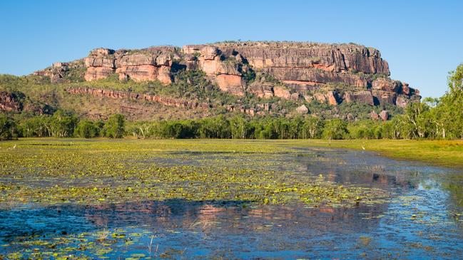 Anbangbang Billabong and Nourlangie in Kakadu National Park. Picture: Tourism NT