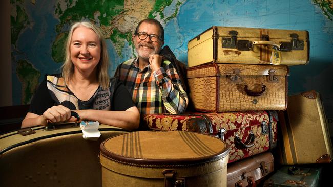 Adelaide Festival artistic directors Rachel Healy and Neil Armfield were given permission to travel to Europe, the UK and US to source acts for its programs. Picture: Tricia Watkinson