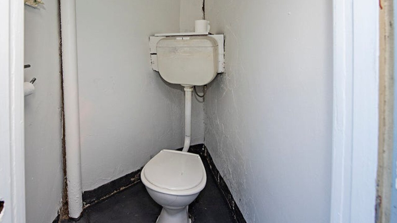 The external toilet.