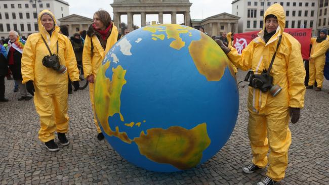 Anti-nuclear activists in Berlin. Picture: Getty