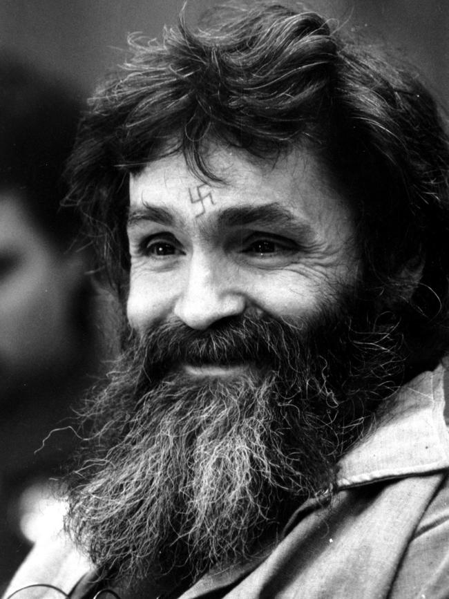 Convicted murderer Charles Manson in 1986.