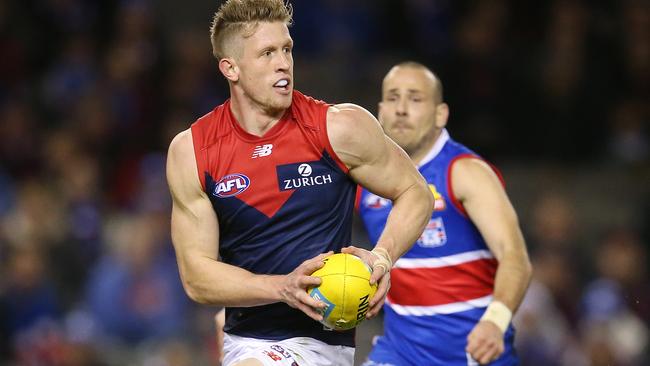 Melbourne defender Sam Frost is out of contract. Picture: Michael Klein