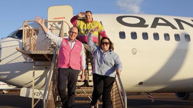 Peter Dutton has confirmed his office requested a private plane from Australia's richest person, Gina Rinehart. Picture: YouTube