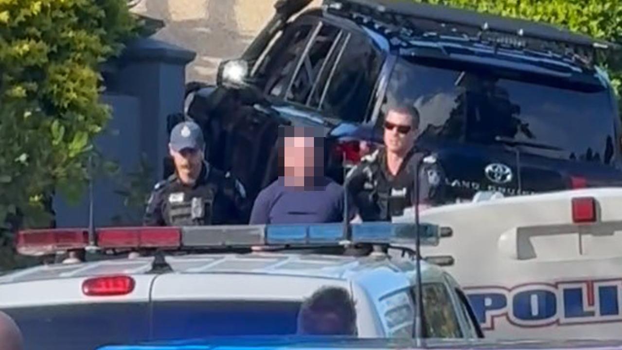 Emergency declared as cops swarm home