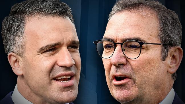 A tight contest between Opposition Leader Peter Malinauskas, left, and Premier Stephen Marshall is looming, says Matthew Abraham.