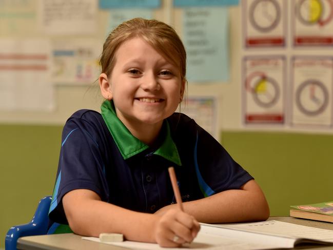 Northshore State Primary School student Poppy Whiting, 9. Picture: Evan Morgan