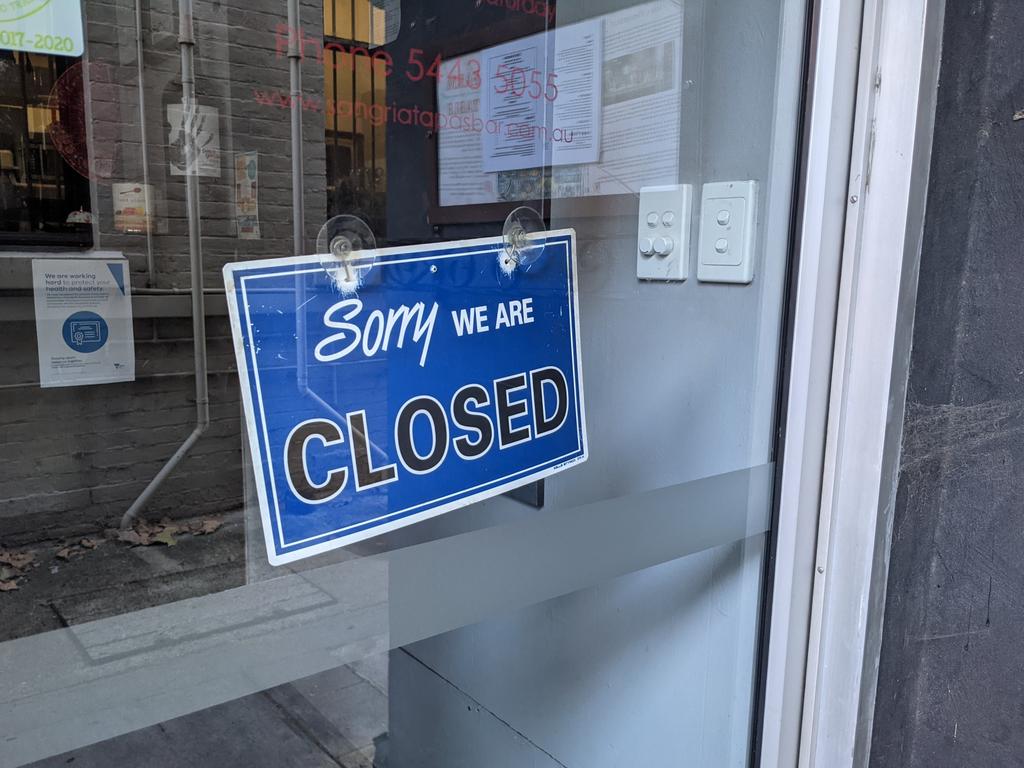 Hit with a ‘perfect storm’ of challenges, many Victorian businesses are closing their doors. Picture: Zizi Averill