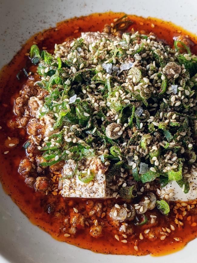 Mr Niland at Home’s yellowfin tuna mapo tofu. Picture: Supplied