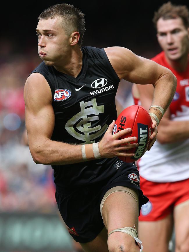 Patrick Cripps is hoping to lead Carlton up the ladder. Picture: Michael Klein