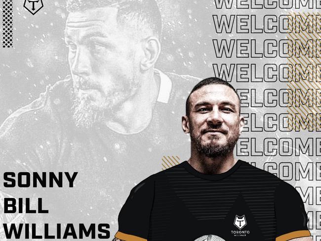 Sonny Bill Williams is officially a member of the Toronto Wolfpack.