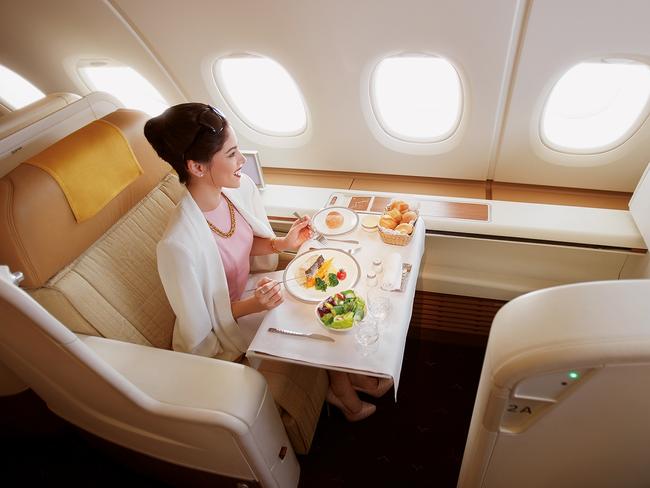 ESCAPE: Top ten first class aircrafts, Kate Bettes, PHOTO Thai Airways