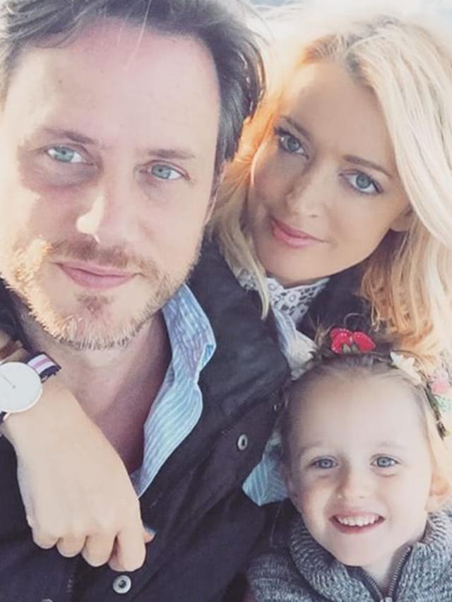 After a family lunch with husband Lee Henderson and daughter Kitty. Picture: Instagram