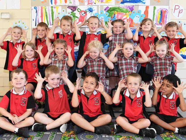 Gooburrum State School preps put on their biggest grins for the photographer.