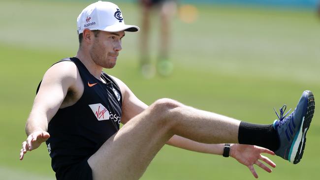 Mitch McGovern’s pre-season hit a snag with a back injury. Pic: Michael Klein