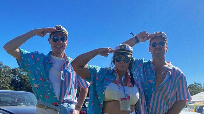 Revellers flocked to the parklands as the sun was shining. Picture: Instagram