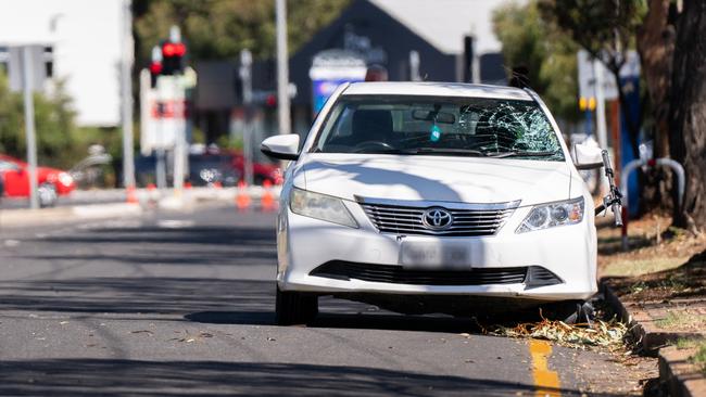 Police and emergency services are at the scene of a serious crash at Salisbury. Picture: Tim Joy