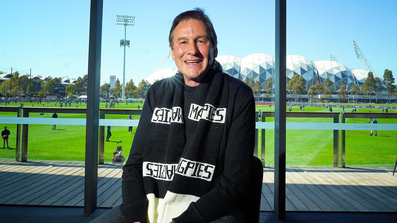 26 September 2023, Melbourne, VIC. President of Collingwood AFL team Jeff Browne ahead of their grand final game at the AIA Centre. Photo: Luis Ascui / The Australian