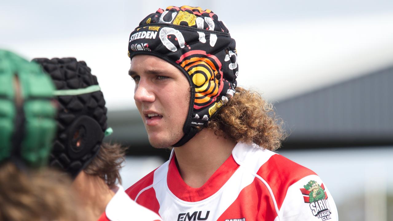 Cameron Stevens in the Magpies and Norths clash in the RLMD U16s semi final, August 21, 2021. Picture: Marty Strecker