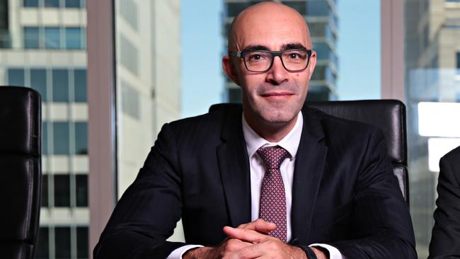 Brookfield’s Len Chersky in the investment giant’s Sydney office. Picture: Adam Yip