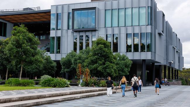 Macquarie University, at Macquarie Park, Sydney. Picture: Justin Lloyd.